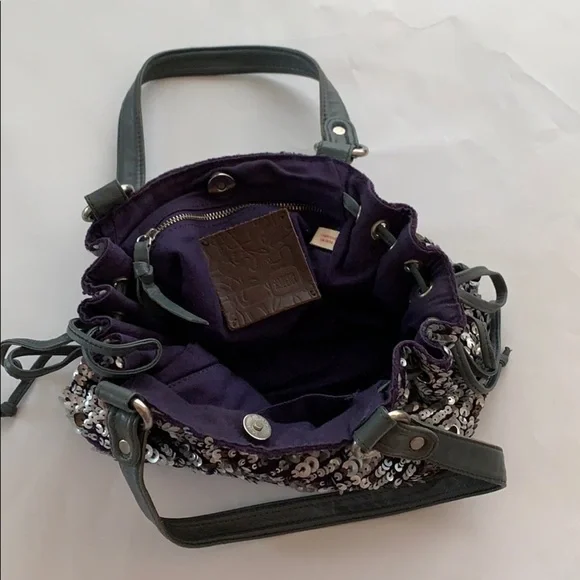 NWOT Anthropologie Jasper & Jeera Sequin Handbag - Picture 3 of 4